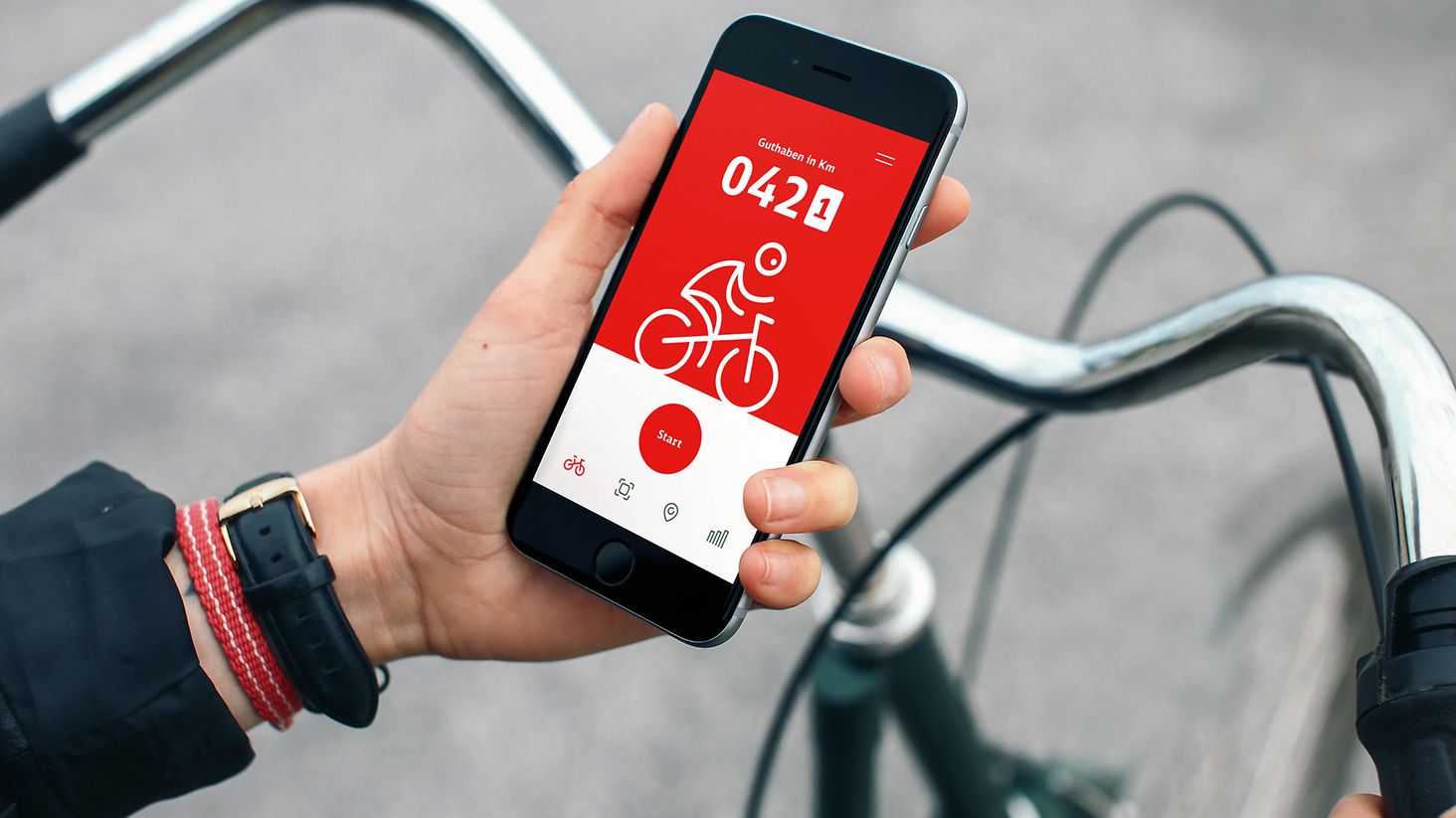 DB Rad+ Neue App: Kilometer sammeln und gegen kostenloses und Rabatte tauschen.
